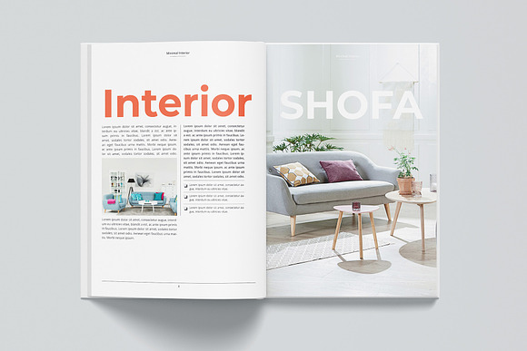 Interior Brochures / Catalogs in Brochure Templates - product preview 4