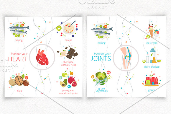 Infographic: Food For Your Body in Illustrations - product preview 4