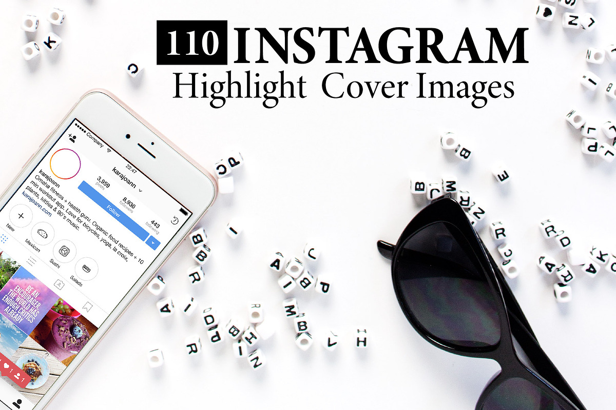 110 Instagram Highlight Cover Icons in Instagram Templates - product preview 8