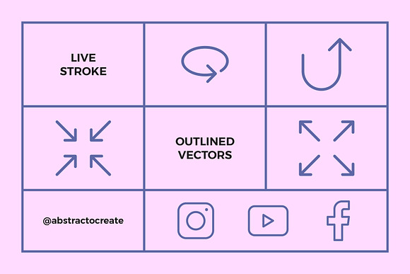 Arrow Line Icons Pack in Simple Line Icons - product preview 1
