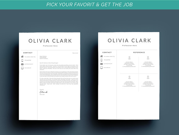 (Updated) Clean Resume Template/ CV in Resume Templates - product preview 6
