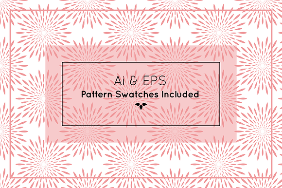 Geometric Floral Patterns in Patterns - product preview 3