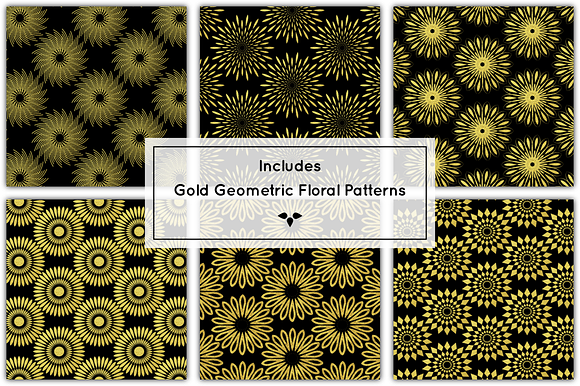Geometric Floral Patterns in Patterns - product preview 4