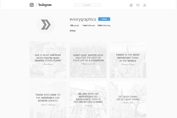 Instagram Social Media Quotes in Instagram Templates - product preview 44