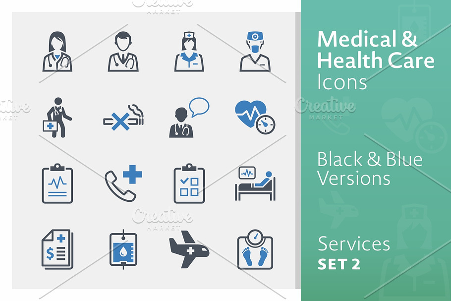 Medical Services Icons - Set 2 in Graphics - product preview 8