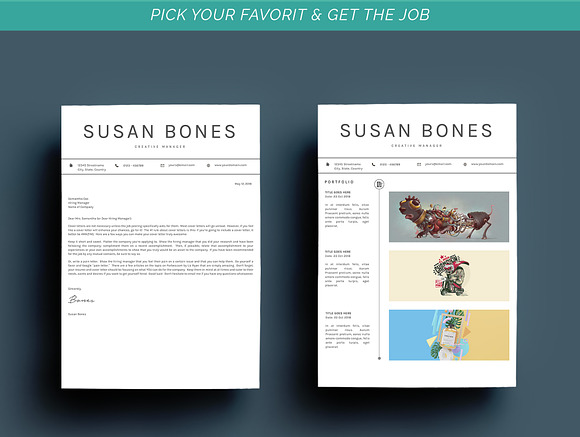 Creative Clean Resume Template in Resume Templates - product preview 6