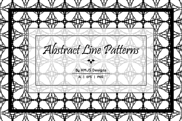 Abstract Line Patterns in Patterns - product preview 3