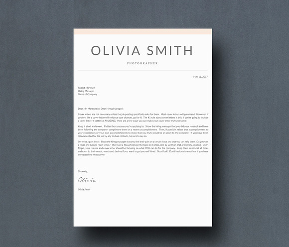 Resume Template 4 Pages in Resume Templates - product preview 4