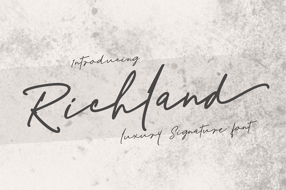 Richland Signature Luxury in Script Fonts - product preview 8