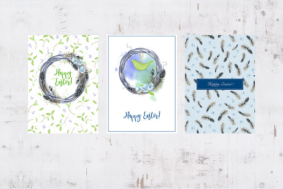 Easter cards. in Card Templates - product preview 2