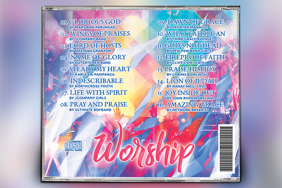 Worship CD Album Artwork in Templates - product preview 2
