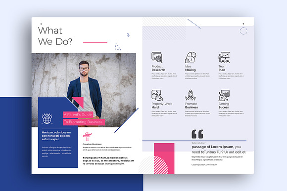 Creative brochure in Brochure Templates - product preview 3