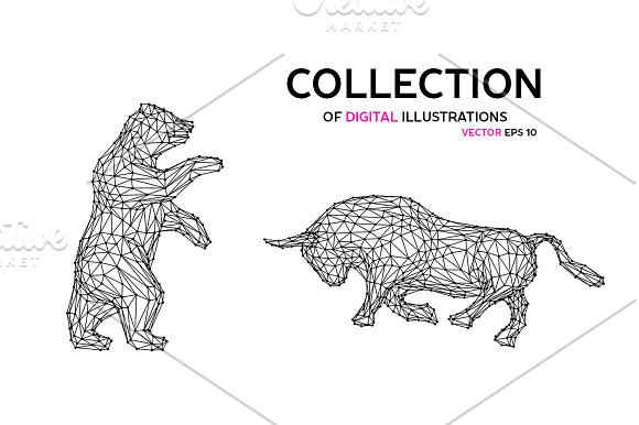 Vector abstract animals in Illustrations - product preview 1