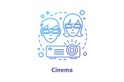Cinema concept icon