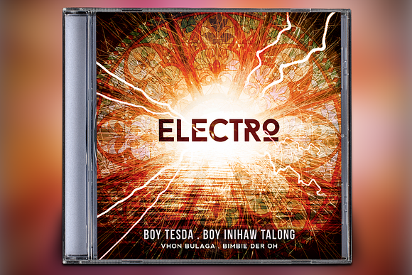 Electro CD Album Artwork in Templates - product preview 5