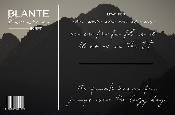 BLANTE PANAMA - Duo Fonts in Display Fonts - product preview 12