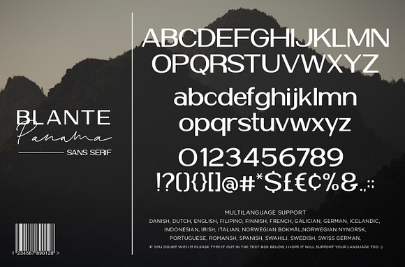 BLANTE PANAMA - Duo Fonts in Display Fonts - product preview 13