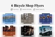 6 Bicycle Shop Flyers