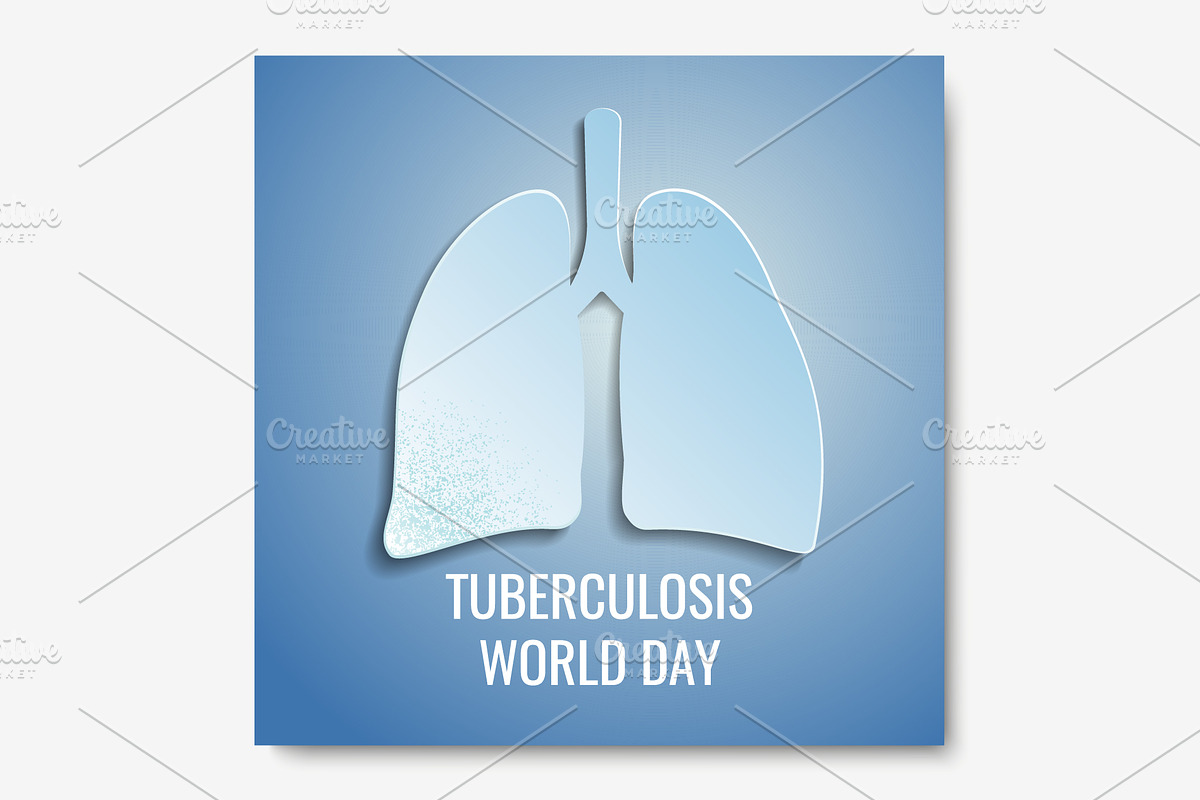 World Tuberculosis Day card in Illustrations - product preview 8
