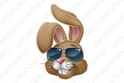 Cool Easter Bunny Rabbit in