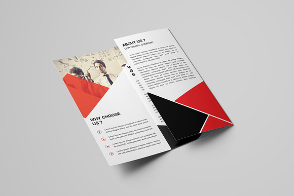 Corporate Trifold Business Brochure  in Brochure Templates - product preview 1