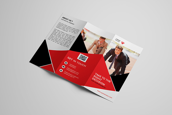Corporate Trifold Business Brochure  in Brochure Templates - product preview 2