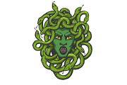 Medusa greek myth creature color