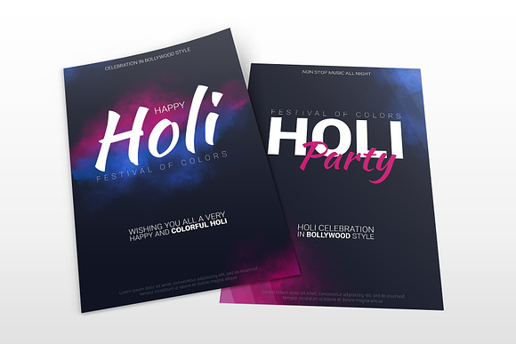 Happy Holi. Festival of Colors. in Flyer Templates - product preview 2