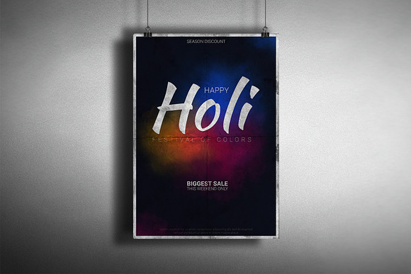 Happy Holi. Festival of Colors. in Flyer Templates - product preview 3