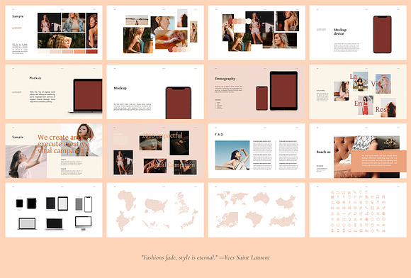 FERSKA - Powerpoint Media Kit in PowerPoint Templates - product preview 8