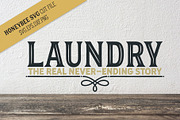 Laundry Never Ending Story SVG Cut F