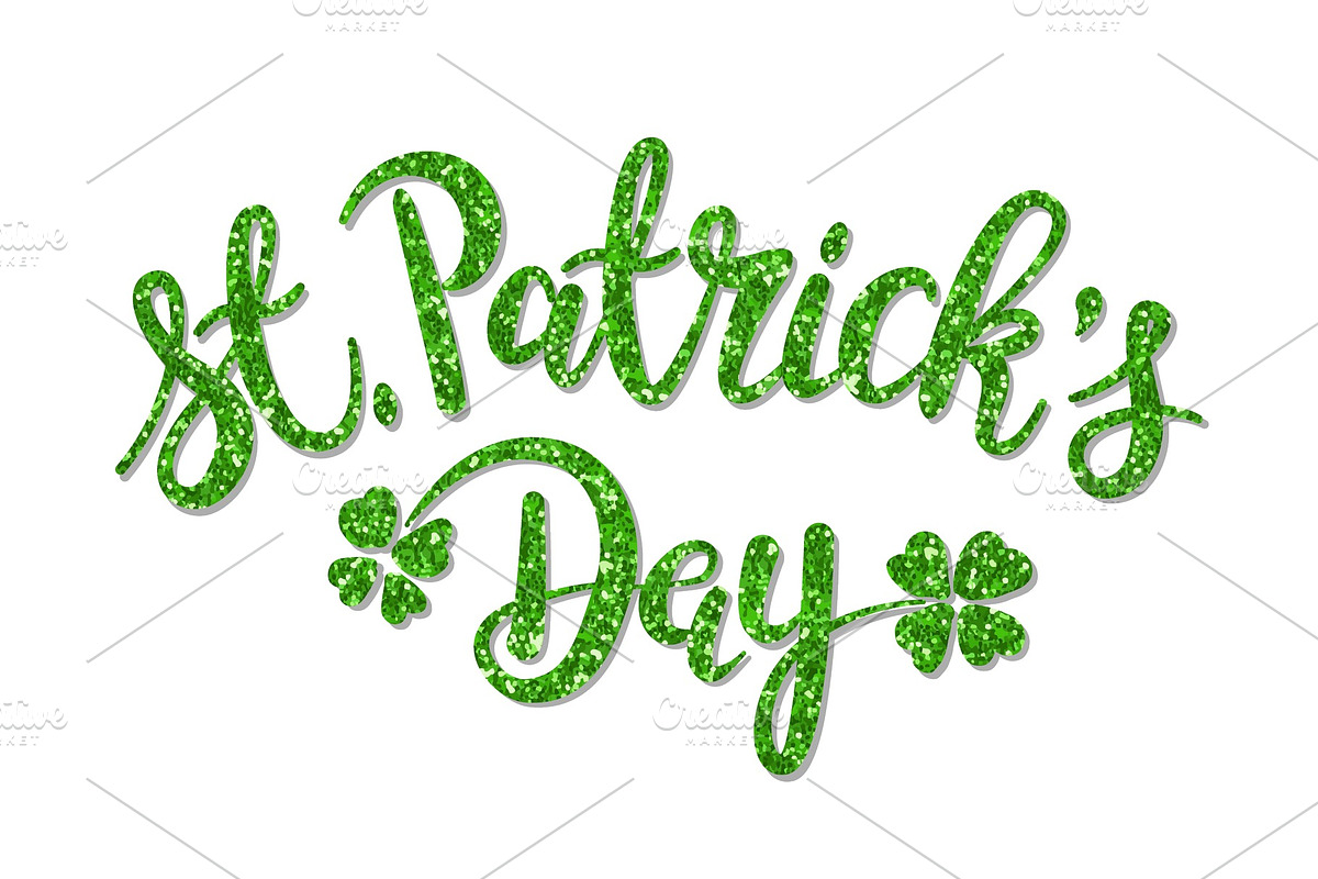 Luxury St. Patrick's Day green in Illustrations - product preview 8