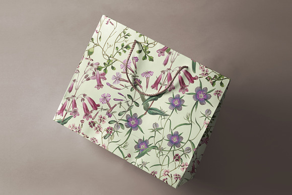 Vintage Botanical - Purple Floral in Patterns - product preview 2