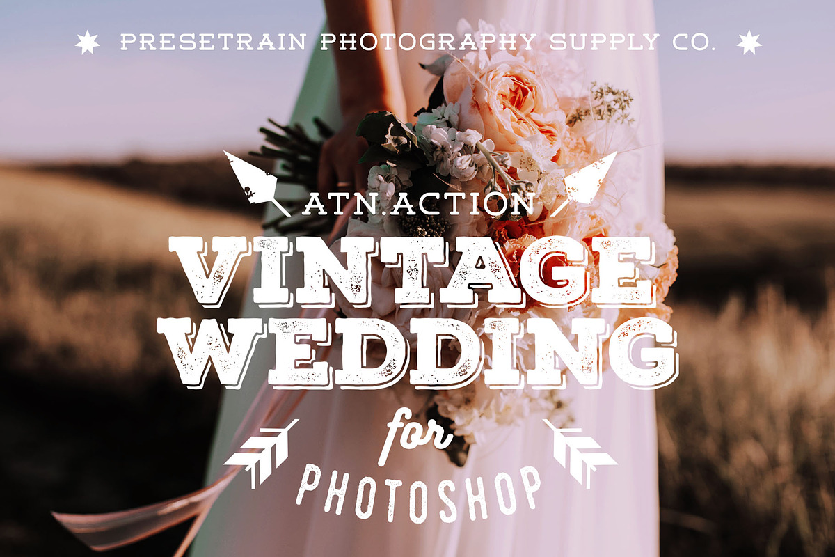 Vintage Wedding Photoshop Action in Add-Ons - product preview 8