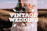 Vintage Wedding Photoshop Action
