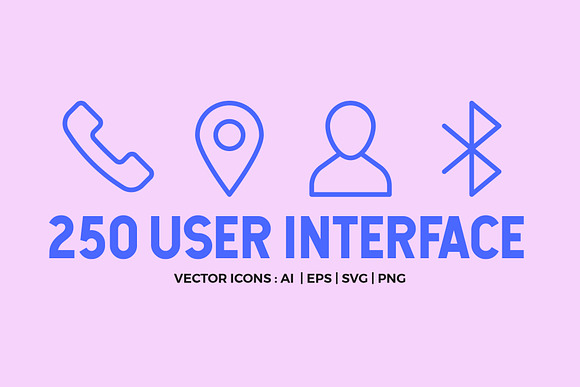 250 User Interface Line Icons in UI Icons - product preview 7