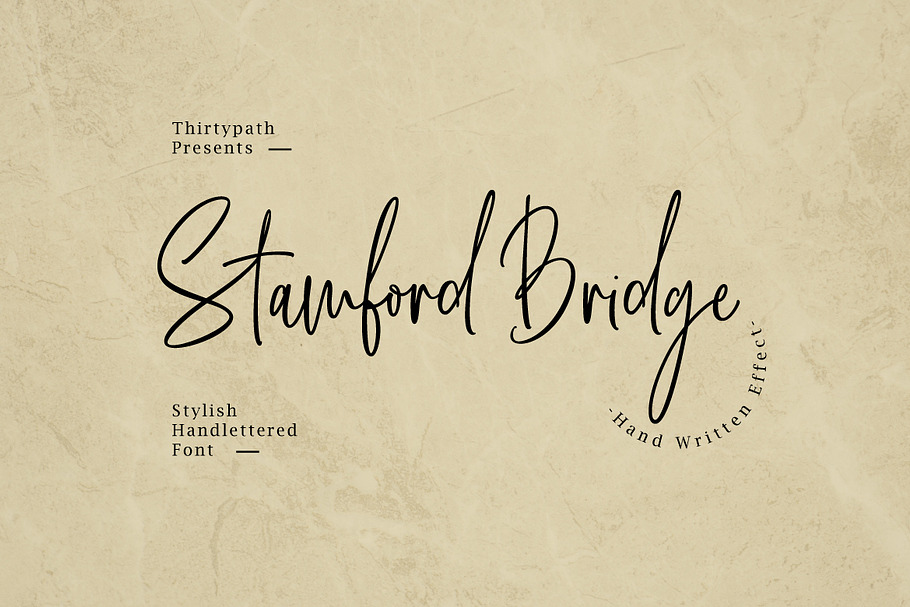 Stamford Bridge Script in Script Fonts - product preview 8