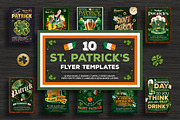 10 Saint Patricks Day Flyer Bundle