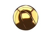 Golden Basketball Ball
