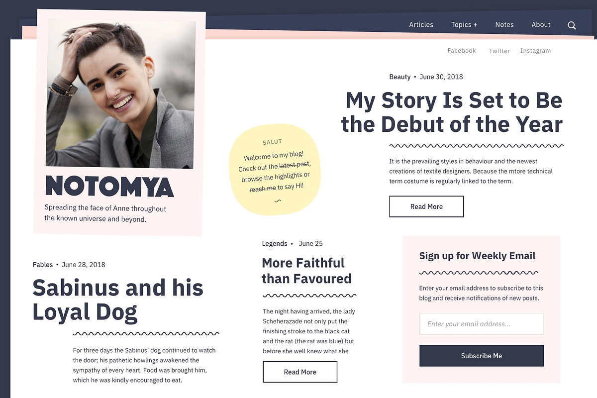 Noto – A Distinctive Blogging Theme in WordPress Blog Themes - product preview 8