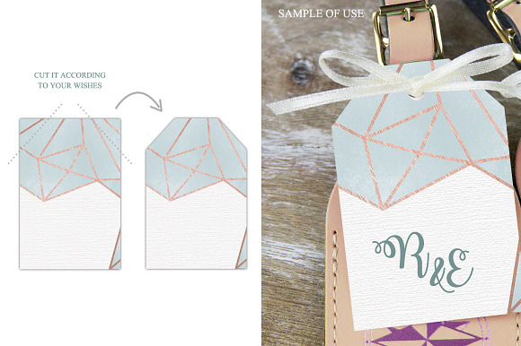 Peach Wedding Invitation Suite in Wedding Templates - product preview 6