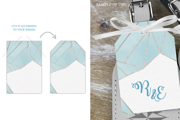 Blue Wedding Invitation Suite in Wedding Templates - product preview 6