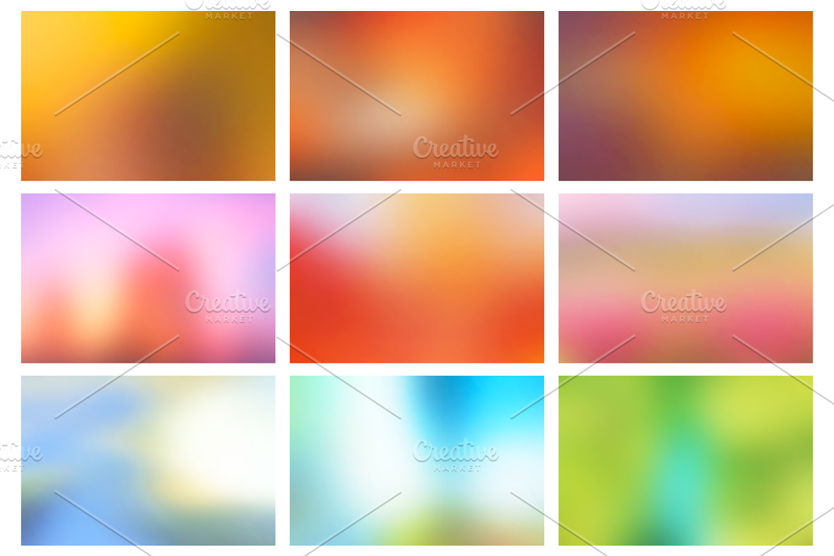 Colorful smooth blurred backgrounds in Textures - product preview 8