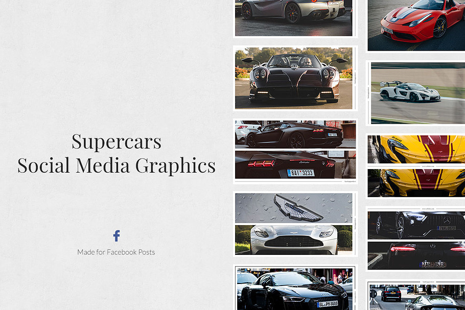 Supercars Facebook Posts in Facebook Templates - product preview 8