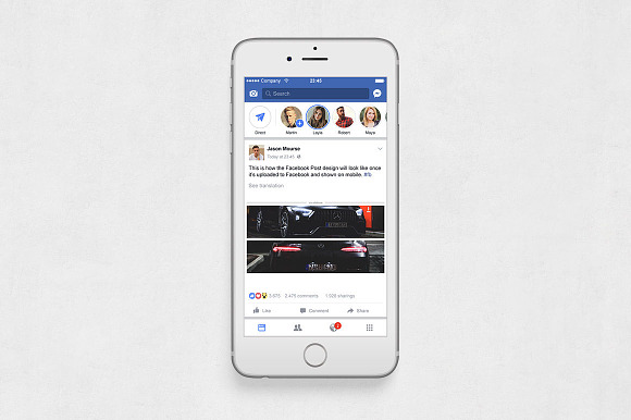 Supercars Facebook Posts in Facebook Templates - product preview 5