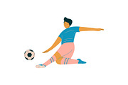 Male Soccer Player, Footballer
