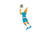 Soccer Player with Ball, Male
