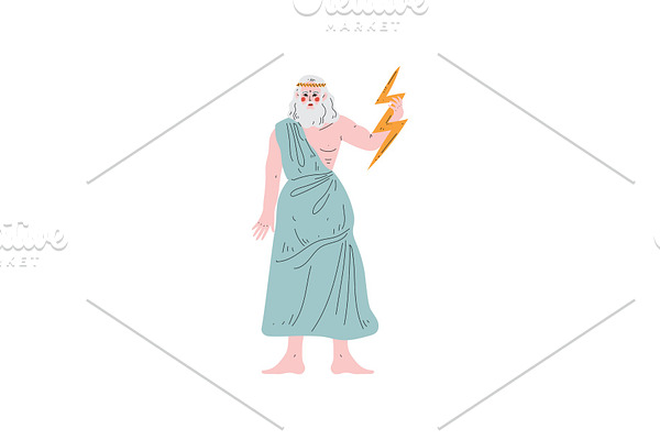 Zeus Supreme Olympian Greek God
