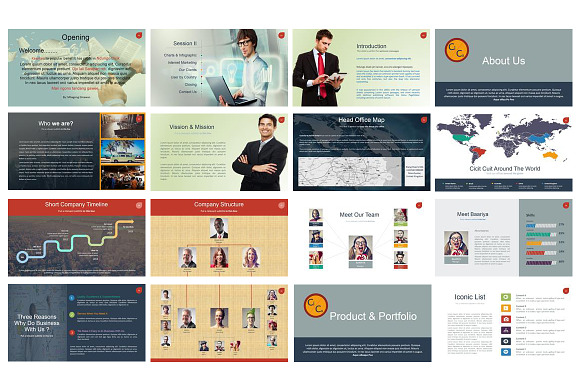 Makaryo Powerpoint Template in PowerPoint Templates - product preview 1