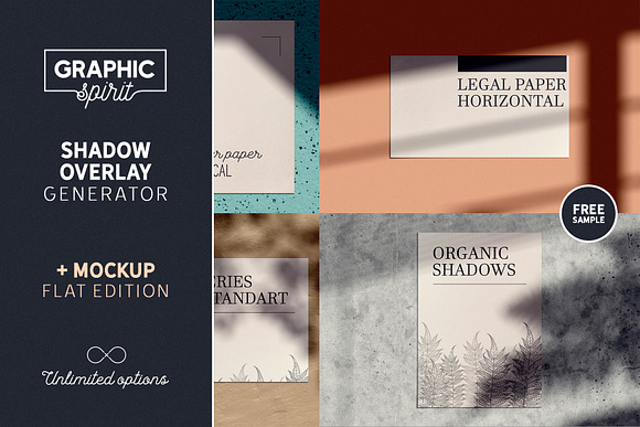 ⬛ Shadow Overlay GENERATOR + Mockup in Product Mockups - product preview 7